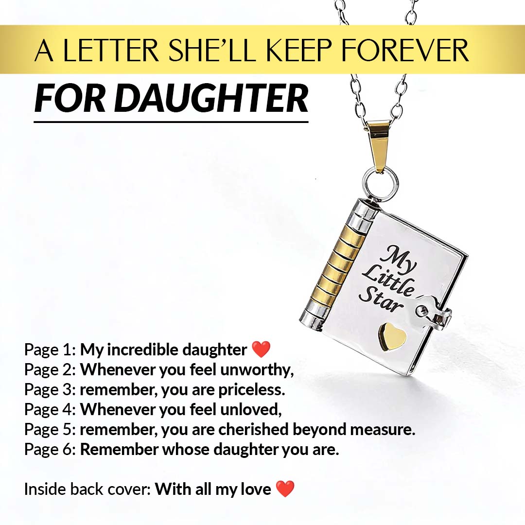 Akslay Open Chapter™ Book Locket Necklace