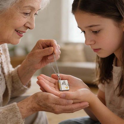 Akslay Open Chapter™ Book Locket Necklace