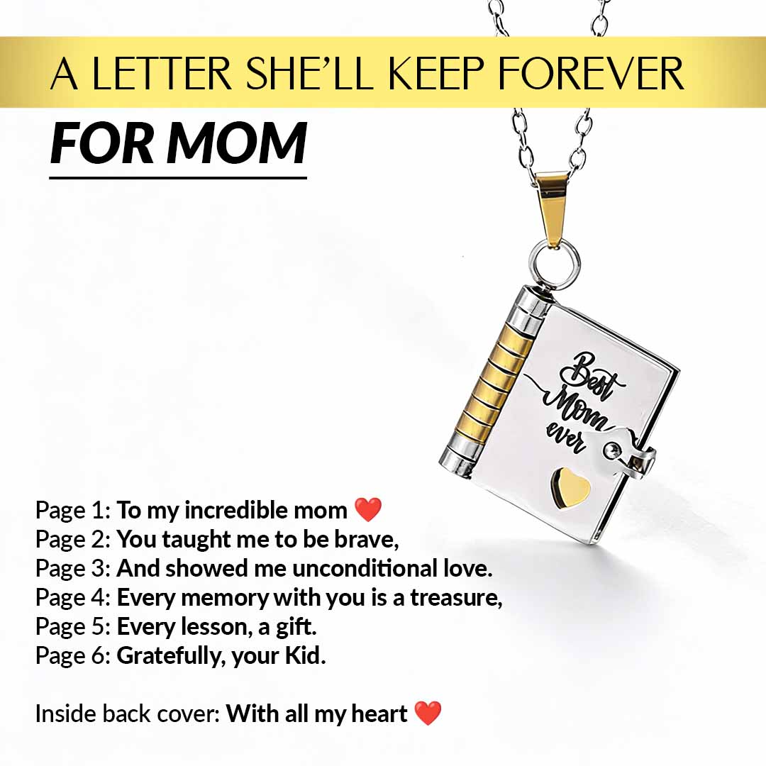 Akslay Open Chapter™ Book Locket Necklace