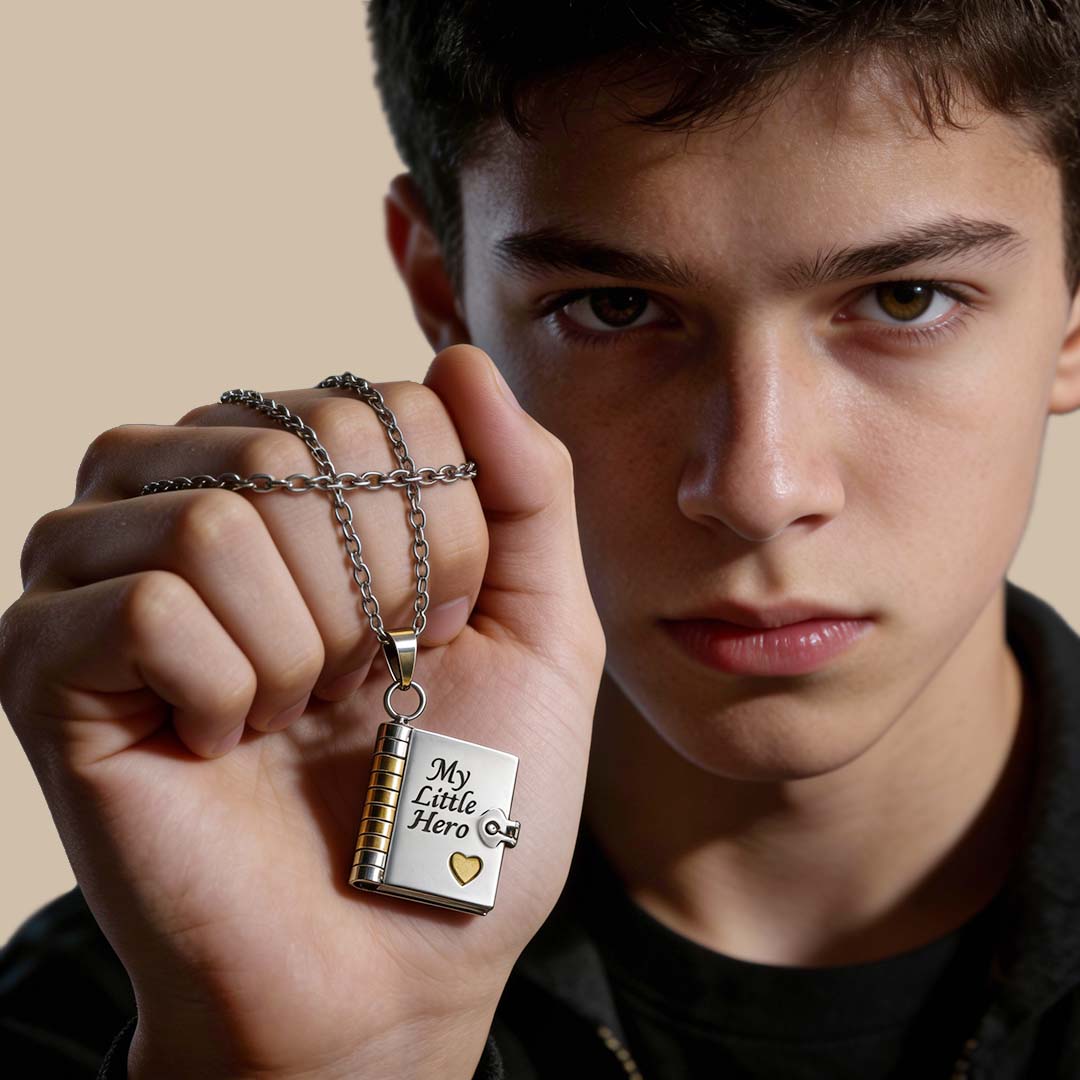 Akslay Open Chapter™ Book Locket Necklace